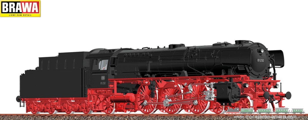 Brawa 70060, EAN 4012278700601: H0 DC analog Dampflokomotive 01 DB, Epoche III