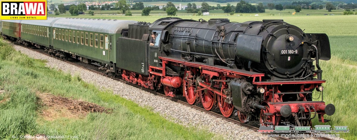 Brawa 70071, EAN 4012278700717: H0 Dampflokomotive 001 DB, Museumslok BEM Bayrisches Eisenbahnmuseum eV