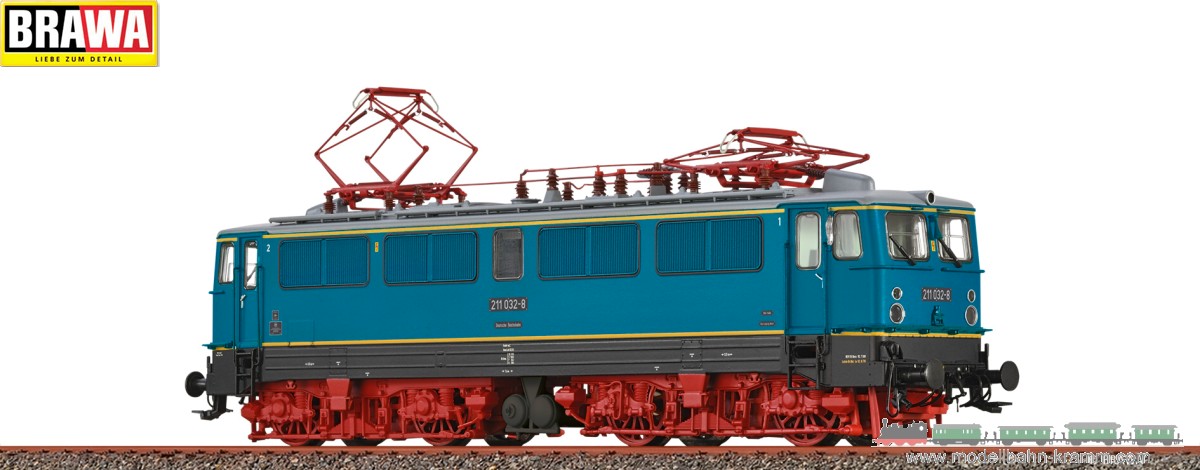 Brawa 70078, EAN 4012278700786: H0 Electric Loco 211 DR, Epoch IV, DC Digital EXTRA