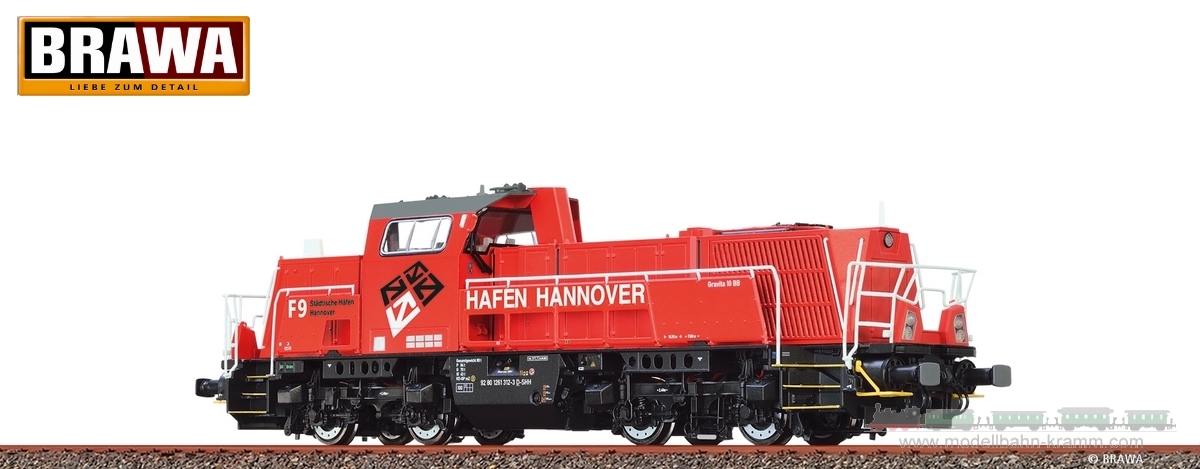 Brawa 70108, EAN 4012278701080: H0 Diesel Locomotive Gravita® BR 261 Städtische Häfen Hannover