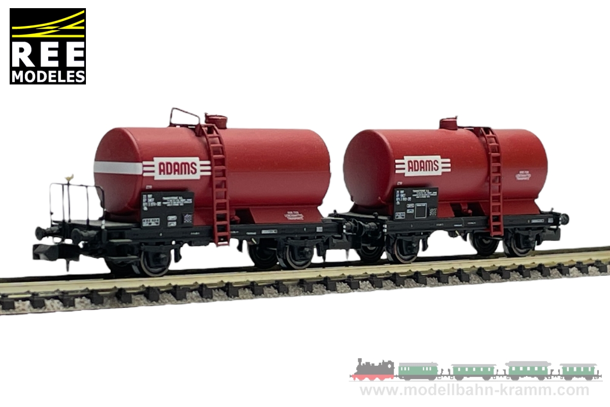 N 2er Set Kesselwagen Adams SNCF