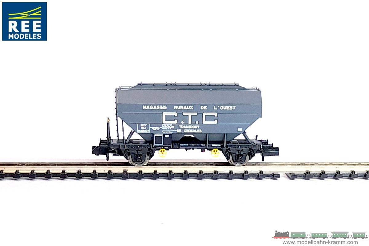 REE Modeles NW305, EAN 2000075536624: N Getreidewagen CTC-MRO SNCF