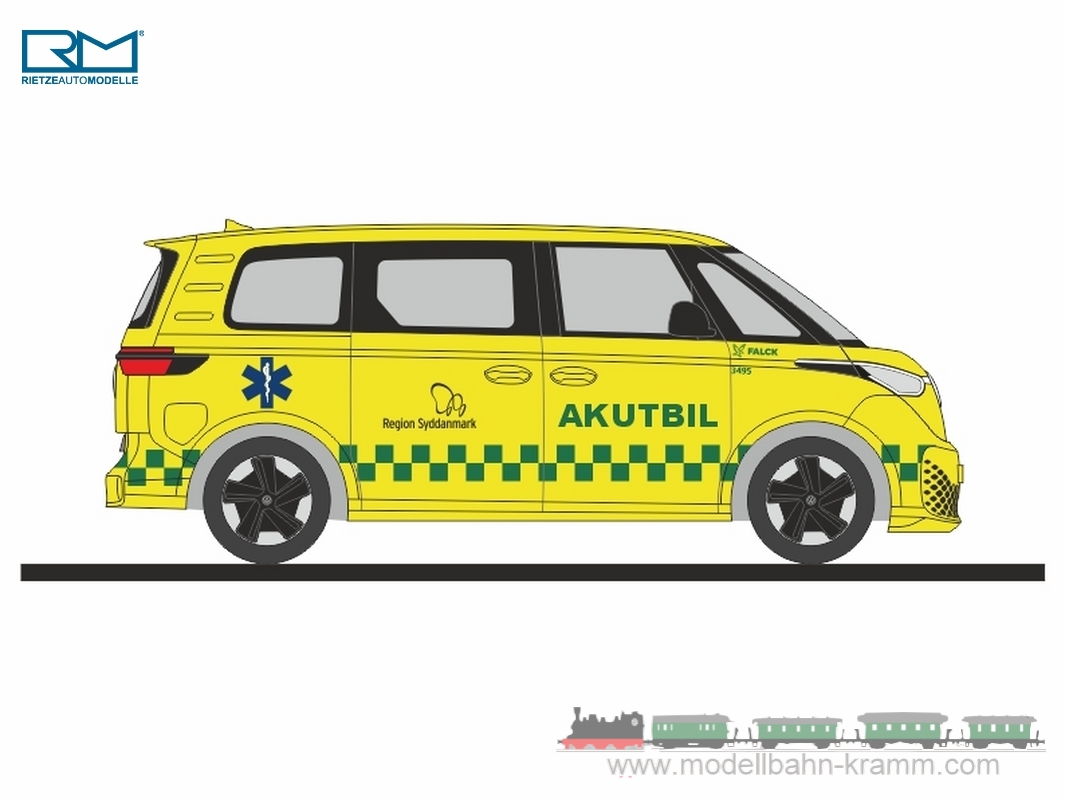 Rietze 51409, EAN 4037748514090: VW ID.Buzz People Falck (DK)