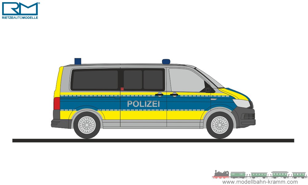Rietze 53731, EAN 4037748537310: VW T6 Polizei Brandenburg