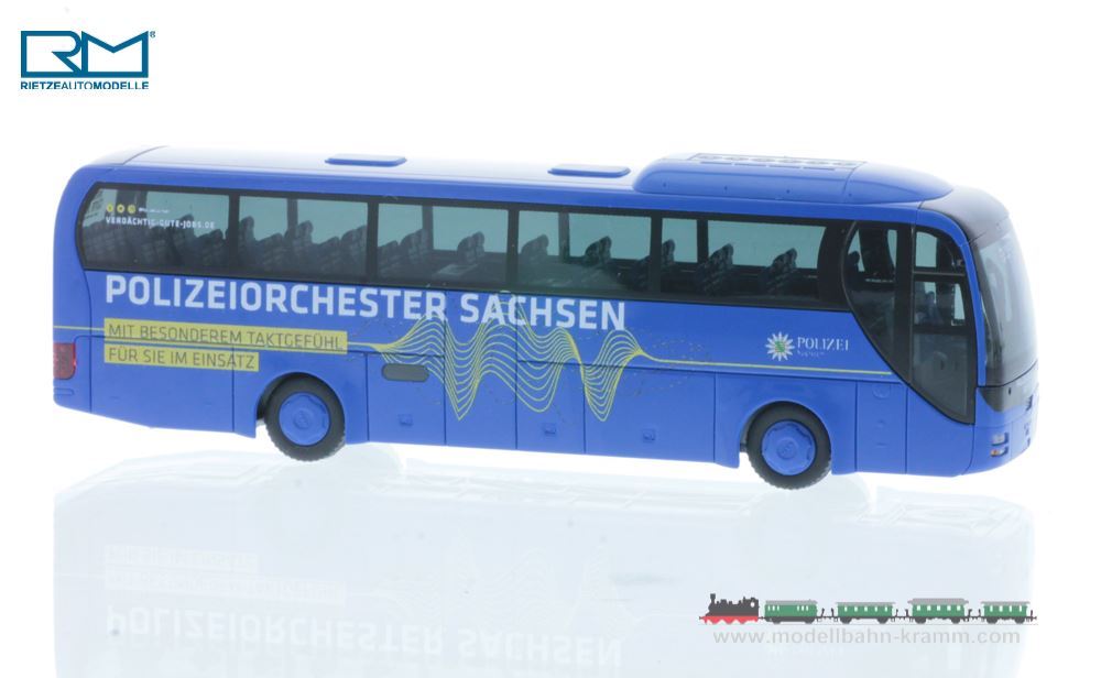 Rietze 65526, EAN 4037748655267: H0/1:87 MAN Lion´s Coach Polizeiorchester Sachsen