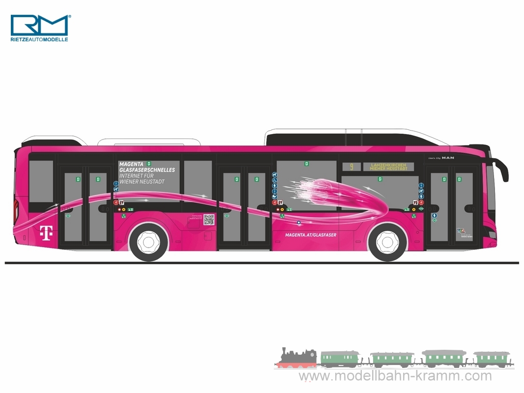 Rietze 75414, EAN 4037748754144: MAN Lion´s City 12 CNG Wien