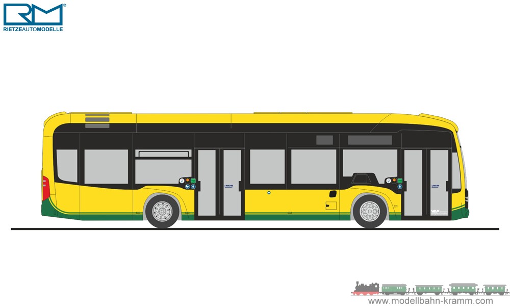 Miniature Rietze 75568 - 1/87 Mercedes Ecitaro, Bus Verkehrsges. Ludwigslust-Parchim