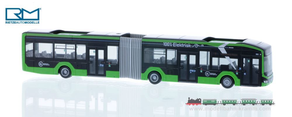 Rietze 76506, EAN 4037748765065: H0/1:87 MAN Lion´s City E 18`18 Gamla Uppsala Buss (SE)