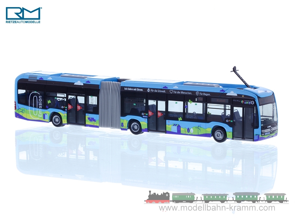 Rietze 77624, EAN 4037748776245: 1:87 eCitaro G Hagener Straßenbahn