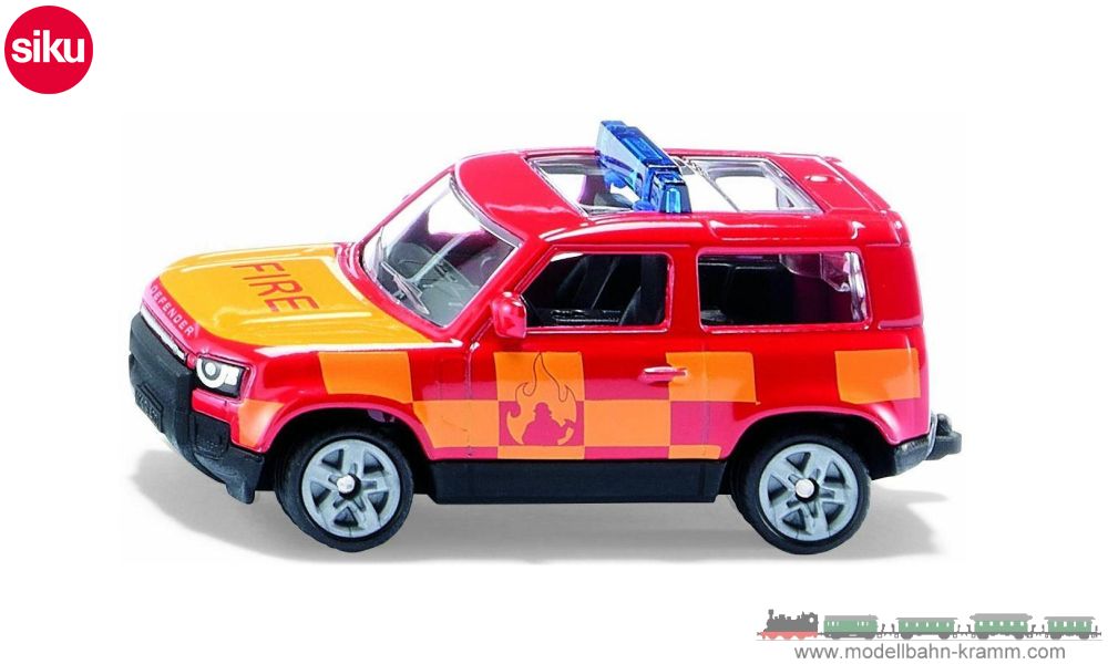 Siku 1568, EAN 4006874015689: Siku Super, Land Rover Defender Feuerwehr