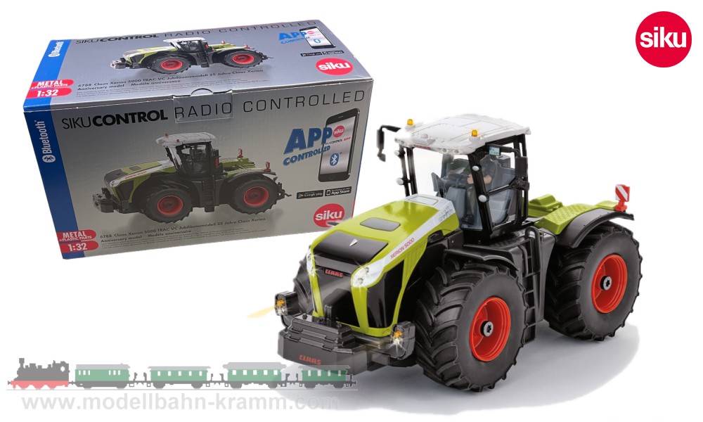 Siku 6788, EAN 4006874067886: Siku Control, 1:32 Claas Xerion 5000 TRAC VC Jubiläumsmodell 25 Jahre Claas Xerion