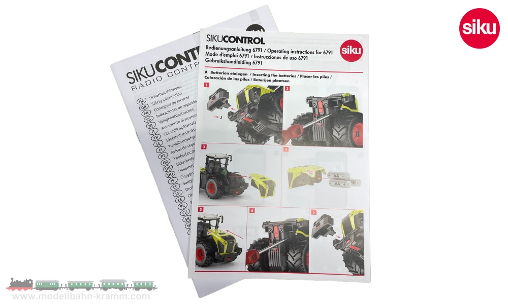 Siku 6788, EAN 4006874067886: Siku Control, 1:32 Claas Xerion 5000 TRAC VC Jubiläumsmodell 25 Jahre Claas Xerion