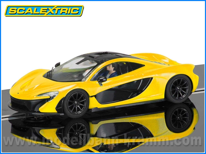 Scalextric 3644, EAN 2000008552813: 1:32 McLaren P1 gelb