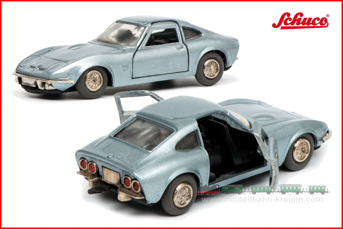 Schuco 450176200, EAN 4007864011193: Micro Racer Opel GT blaumet.