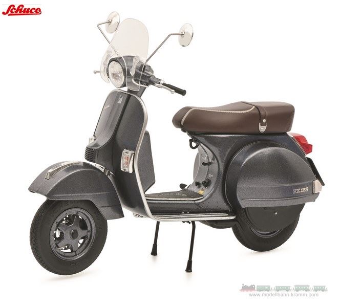 Schuco 450667300, EAN 4007864061501: 1:10 Vespa PX 125, grigio metallic