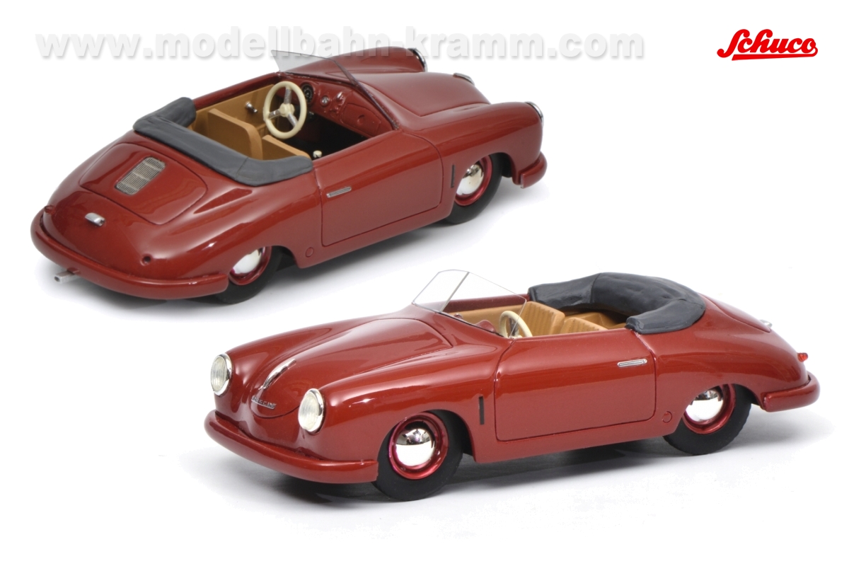 Schuco 450879600, EAN 4007864015856: R43 Porsche 356 Gmünd rot