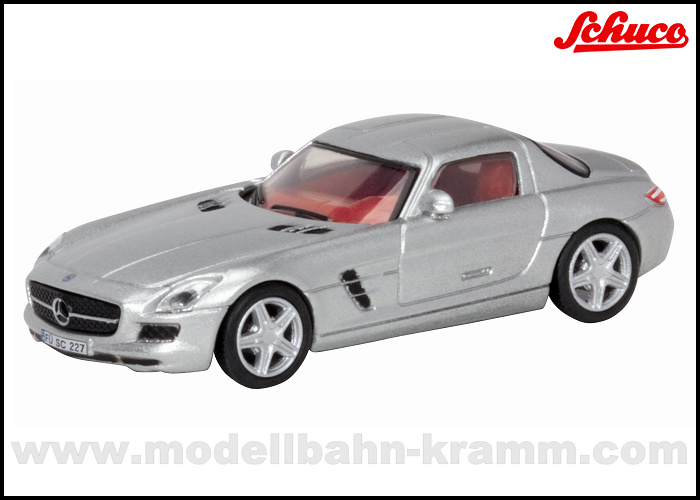 Schuco 452604900, EAN 4007864260492: MB SLS AMG Coupé , silber