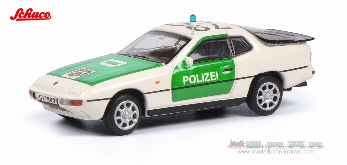 Schuco 452650000, EAN 4007864038268: 1:87 Porsche 924 Polizei NRW