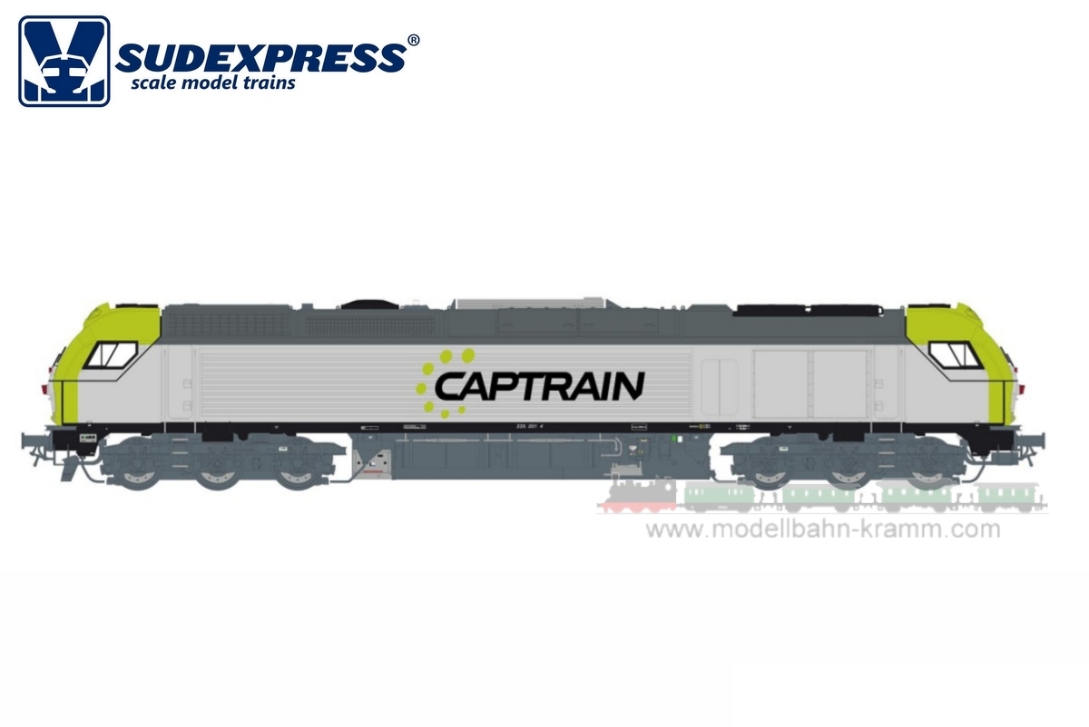 Sudexpress S500121, EAN 2000075313379: H0 DC Analog Euro4000 Diesellok 335.001 Captrain