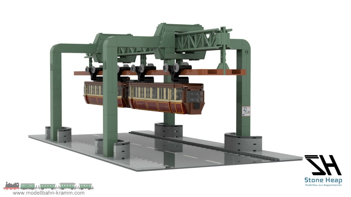 Stone Heap SH-8008, EAN 9180015850942: Wuppertaler Schwebebahn Kaiserwagen