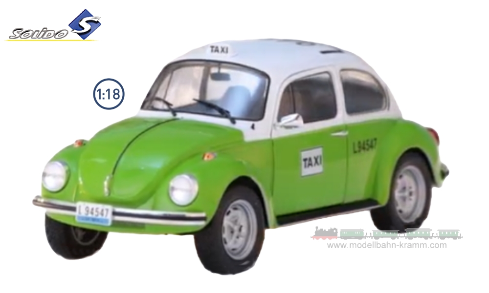 Solido 1800521, EAN 3663506023231: 1:18 VW Käfer 1303 grün Mexico Taxi