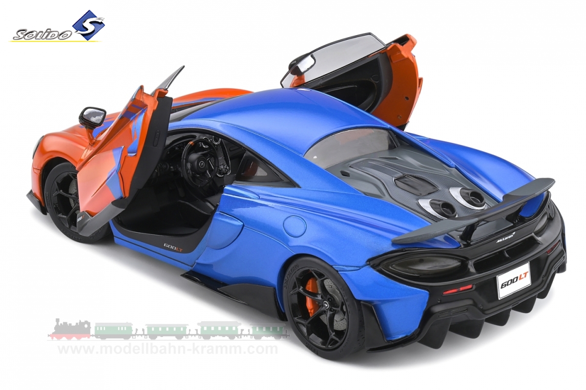 Solido 1804503, EAN 3663506015755: 1:18 McLaren 600 LT 2018 orange/blau