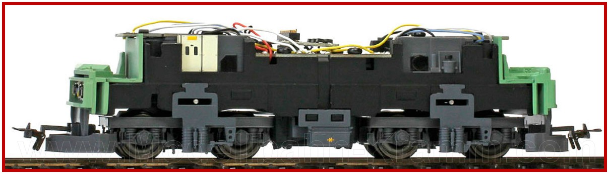 Bemo 1258021, EAN 2000075212849: RhB chassis Ge 4/4 II with sound preparation