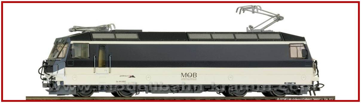Bemo 1259351, EAN 2000008744362: H0m DC analog E-Lok Ge 4/4 MOB VI