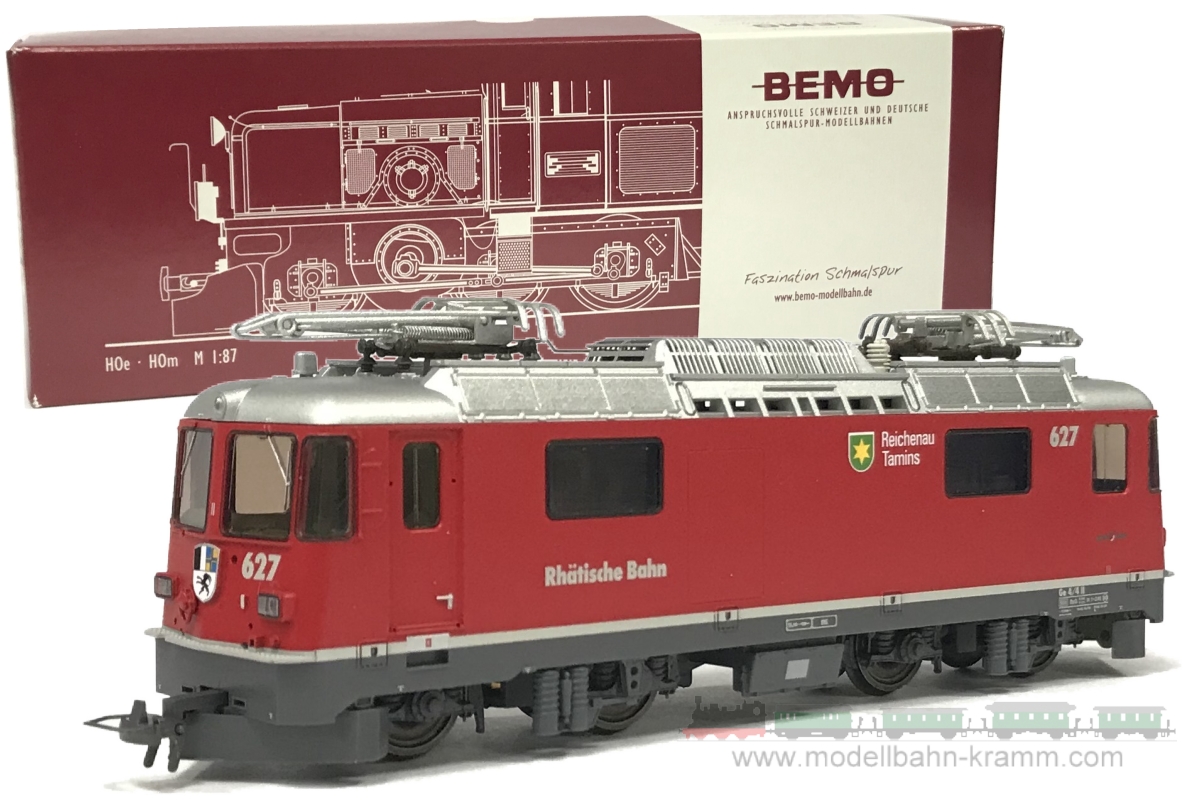 RhB Ge 4/4 II 627 "Reichenau-Tamins" mit Kurvensound