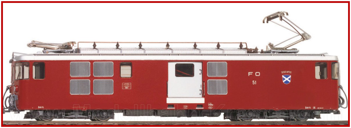 Bemo 1363202, EAN 2000075212931: FO Deh 4/4 52 Tujetsch luggage railcar with sound