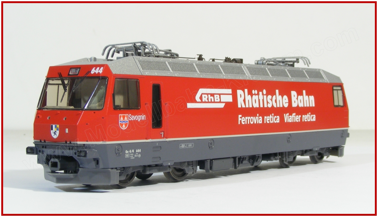 Bemo 1559164, EAN 2000008737364: H0 AC digital E-Lok Rhätische Bahn VI