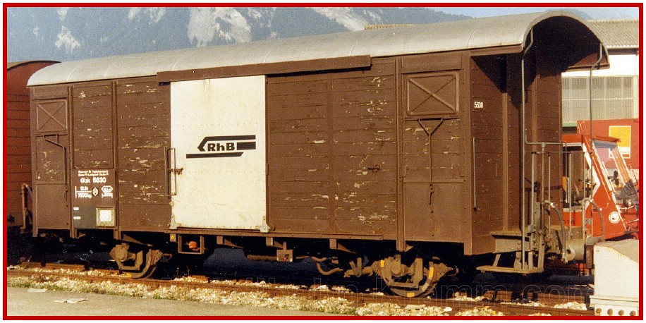 Bemo 2283140, EAN 2000075295859: H0m DC RhB Gb 5630 Schienenreinigungswagen