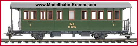 Bemo 3230140, EAN 2000001093450: H0m DC Historischer Dampfzugwagen B 2060 RhB, IV-V