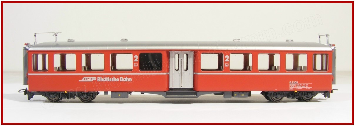 Bemo 3245125, EAN 2000008784979: H0m DC RhB Mitteleinstiegswagen B 2305, IV