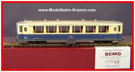 Bemo 3272140, EAN 2000000659435: H0m DC RhB Salonwagen 75 Jahre Glacier Express, V