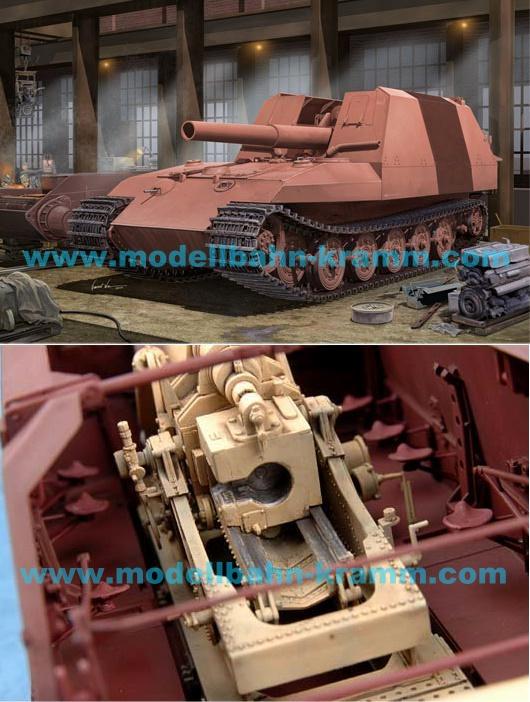 Trumpeter 01540 - 1:35 Geschützwagen Tiger Grille21/210mm Morta - Neu