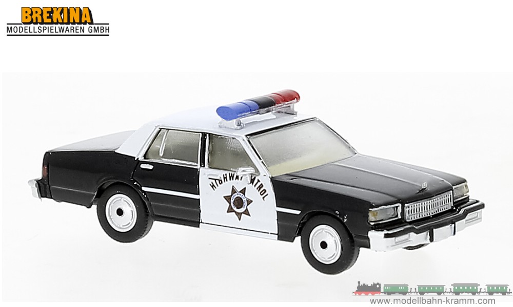 Brekina 19703, EAN 4052176742242: 1:87 Chevrolet Caprice 1987 California Highway Patrol