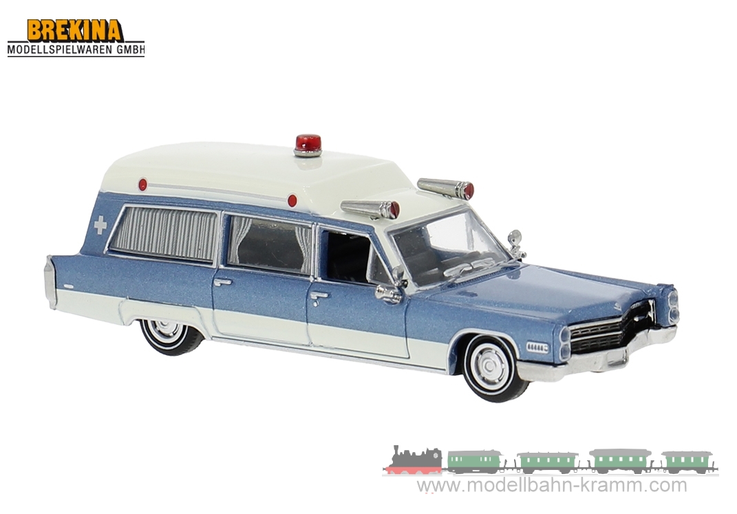 Brekina 19777, EAN 4026538197773: Cadillac Meteor Ambulance b/w