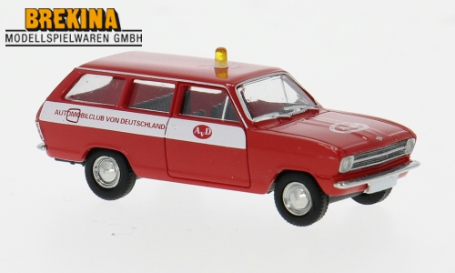 Brekina 20435, EAN 4026538204358: Opel Kadett B CarAVan des AvD