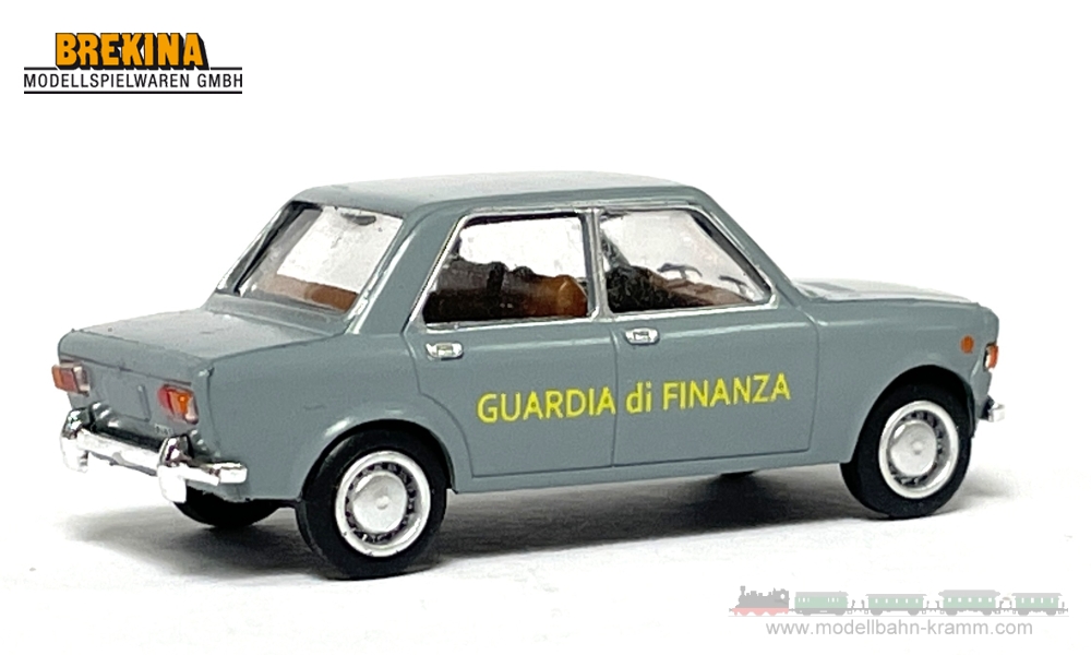 Brekina 22530, EAN 4026538225308: H0/1:87 Fiat 128 Guardia di Finanza 1969