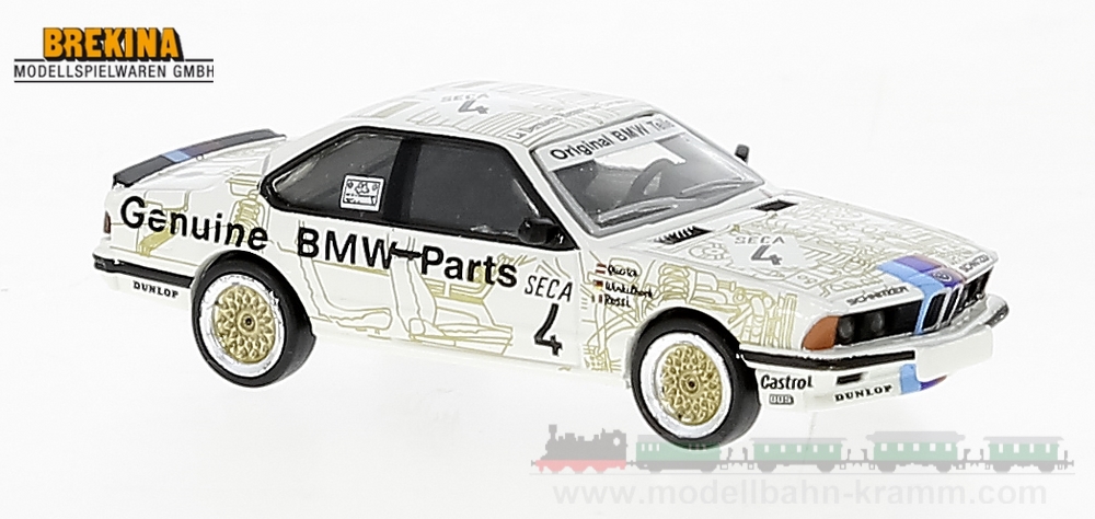 Brekina 24364, EAN 4026538243647: 1:87 BMW 635 CSi 1983, Genuine BMW Parts #4
