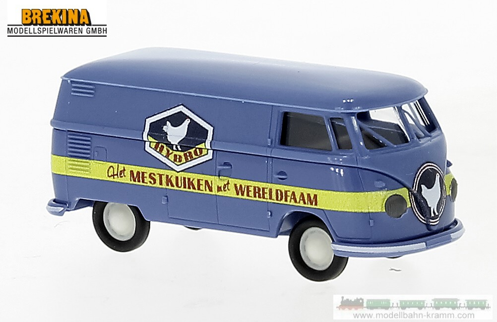 Brekina 32741, EAN 4026538327415: H0/1:87 VW T1b Kasten, 1960, Hybro Mestkuiken (NL)