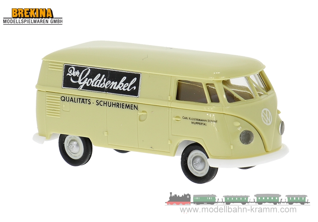 Brekina 32796, EAN 4026538327965: VW T1b Kasten Goldsenkel