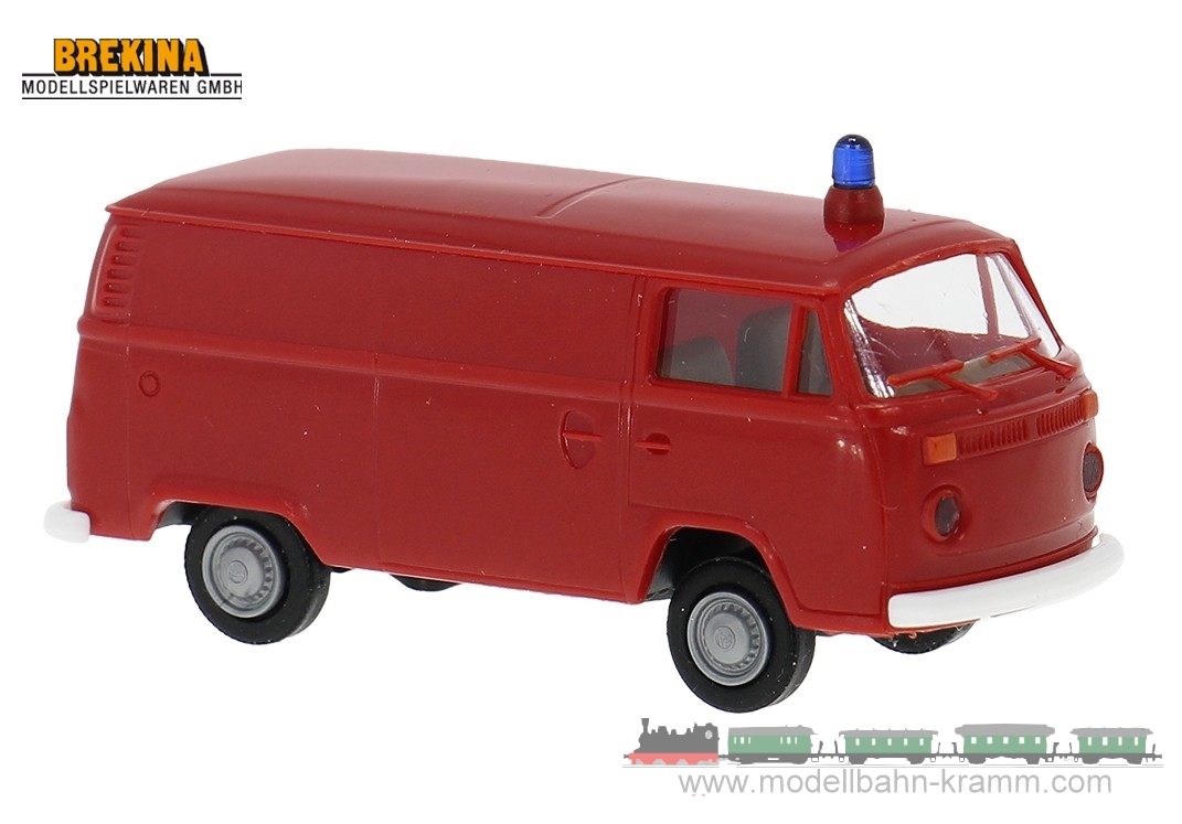 1/87 BREKINA Volkswagen T2 セット Modellbahn-Kramm: Brekina 33550 VW T2 Kasten der Feuerwehr