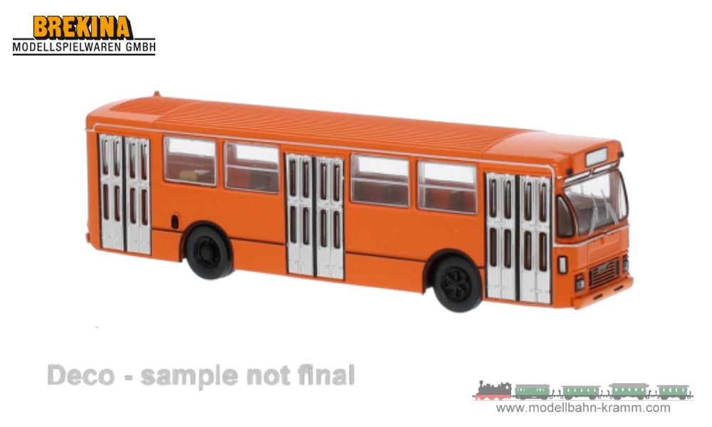 Brekina 59950, EAN 2000075610782: 1:87 Fiat Bus 418 orange (I)