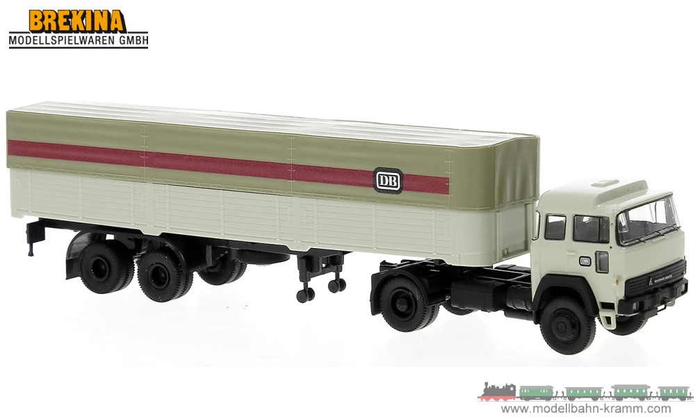 Brekina 83255, EAN 4026538832551: 1:87 Magirus 310 D 16 PP-Sattelzug 1974 DB