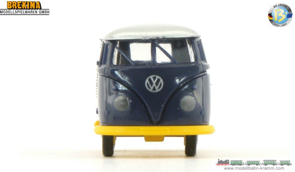 Brekina 932331A, EAN 2000075575913: H0/1:87 VW T1b Kasten 20 Jahre w13plus Jubiläumsmodell 2023