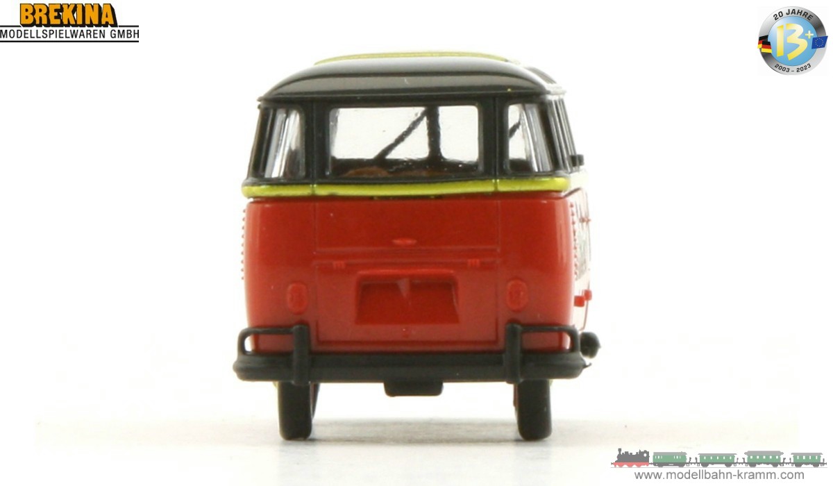 Brekina 932344, EAN 2000075575968: H0/1:87 VW T1b Bus ´SANTA EXPRESS´ Weihnachtsmodell 2023