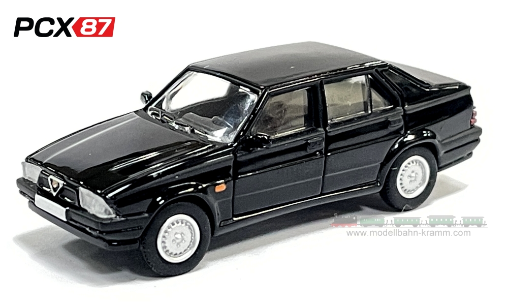 Brekina PCX870054, EAN 4052176958872: H0/1:87 Alfa Romeo 75 schwarz, 1988 (PCX)