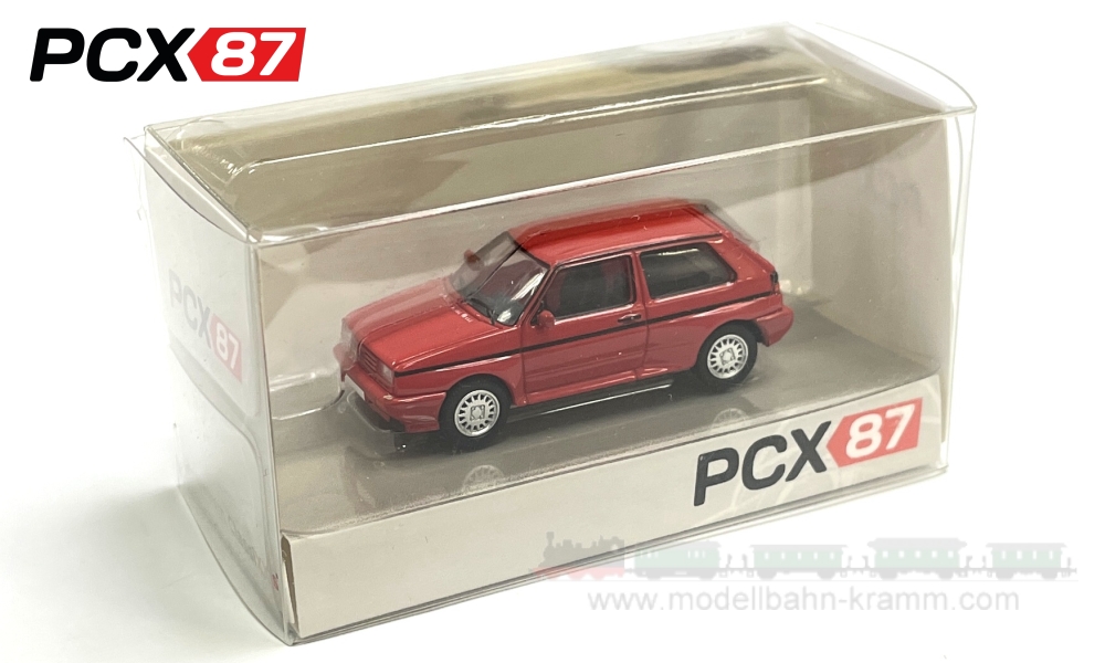 Brekina PCX870087, EAN 4052176563601: H0/1:87 VW Rallye Golf rot, 1989 (PCX)